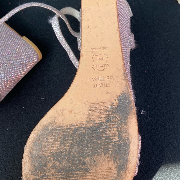 Stuart Weitzman sparkle wedge heels! - Picture 3 of 8